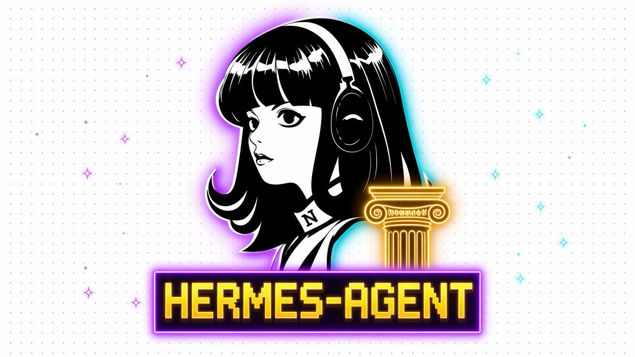 Hermes Agent cover illustration